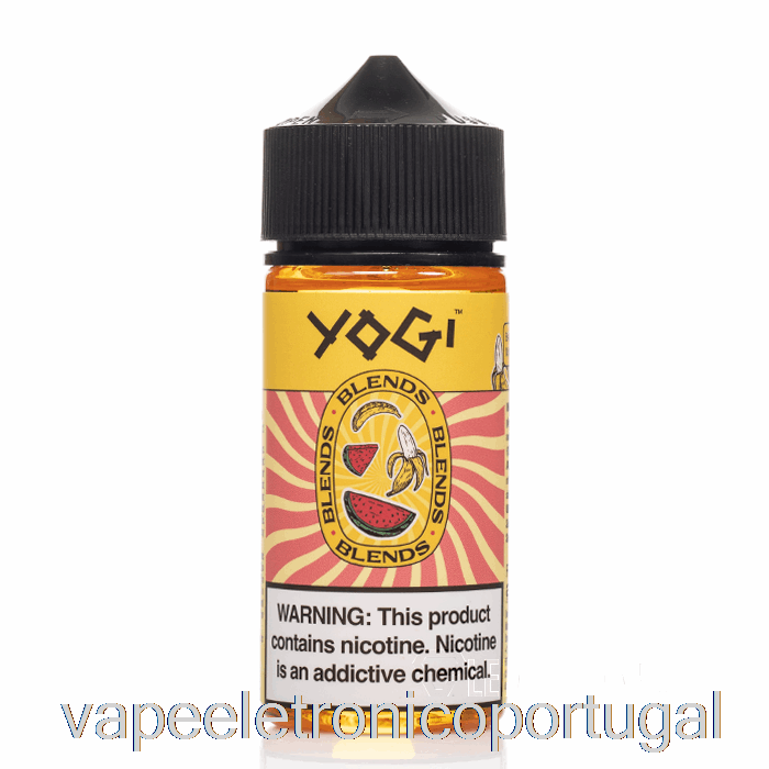 Vape Eletrônico Banana Melancia Gelo - Misturas De Iogue - 100ml 3mg